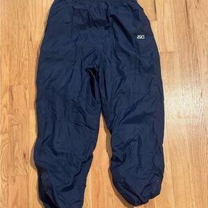 ASICS Navy Windbreaker Track Pants